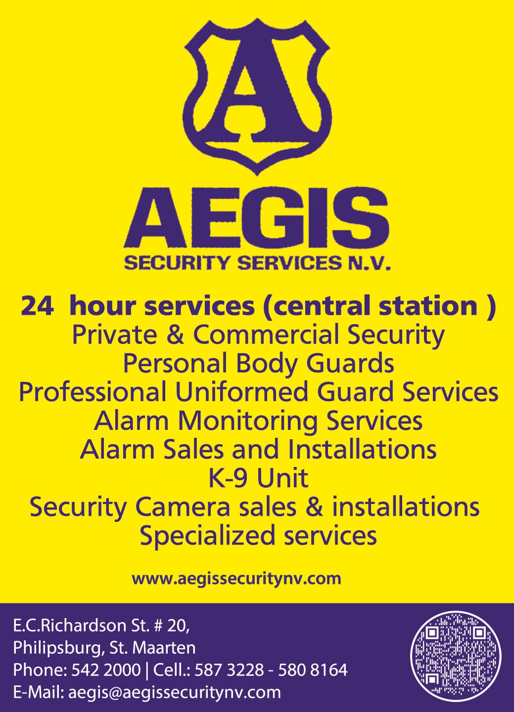 St Maarten Telephone Directory - Aegis Security