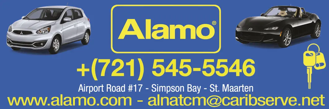 St Maarten Telephone Directory - Alamo Car Rental