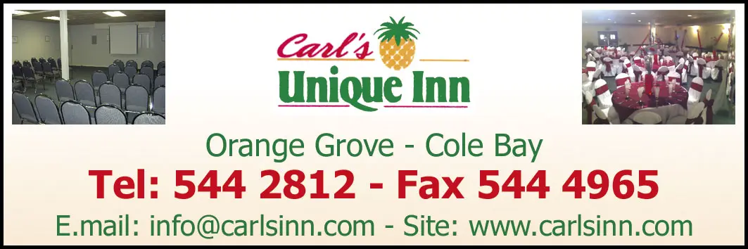 St Maarten Telephone Directory - CARL'S UNIQUE INN & CONFERENCE CENTER