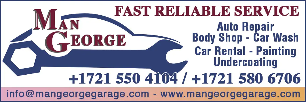 St Maarten Telephone Directory - Man George Auto Repair