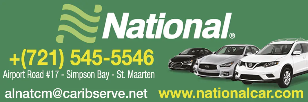 St Maarten Telephone Directory - National Car Rental