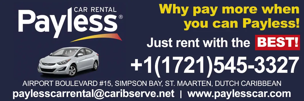 St Maarten Telephone Directory - Payless Car Rental