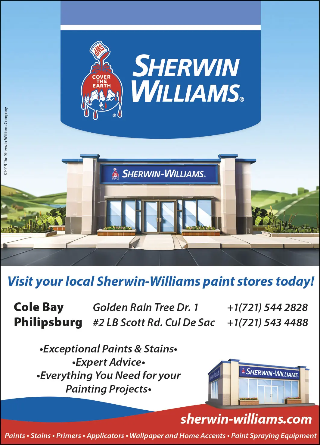 St Maarten Telephone Directory - Sherwin Williams