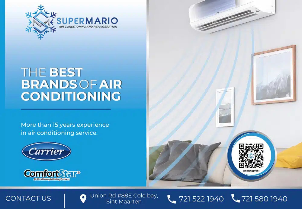 St Maarten Telephone Directory - Super Mario Air Conditioning