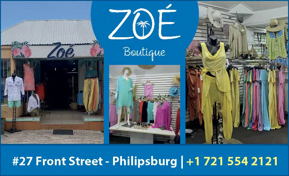 St Maarten Telephone Directory - Zoe Boutique