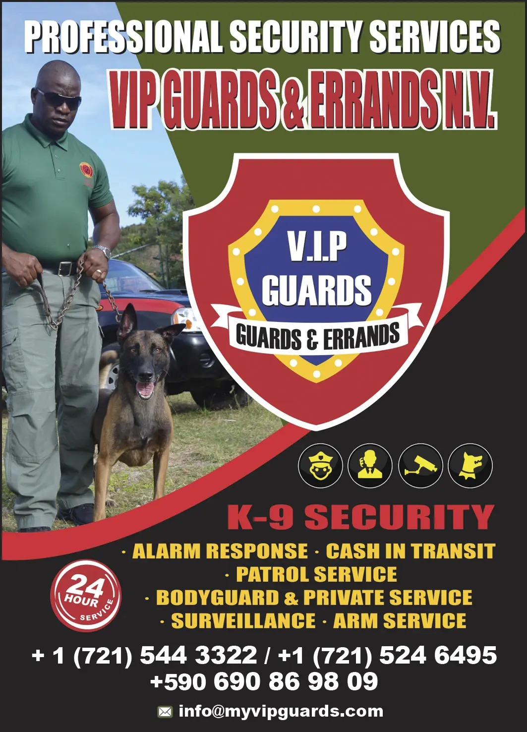St Maarten Telephone Directory - VIP Guards & Errands